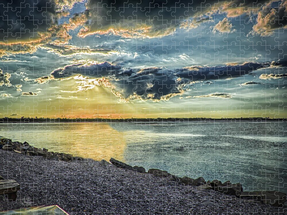 St. Augustine Jigsaw Puzzle featuring the photograph Stallion Sunset by Joseph Desiderio