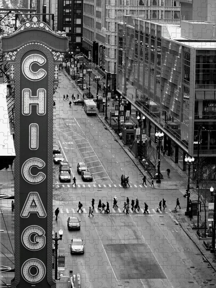 Chicago Jigsaw Puzzle featuring the photograph State Street by Lauri Novak