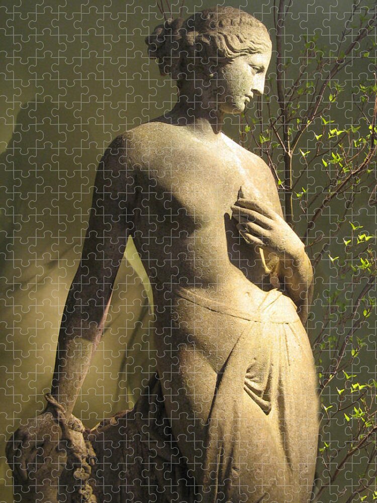 Statue Jigsaw Puzzle featuring the photograph Statuesque by Jessica Jenney