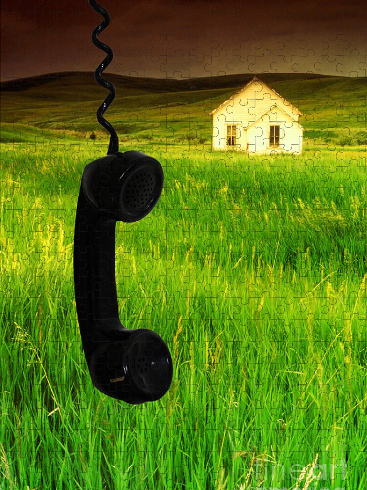 Phone Jigsaw Puzzle featuring the photograph Stay Connected by Bob Christopher