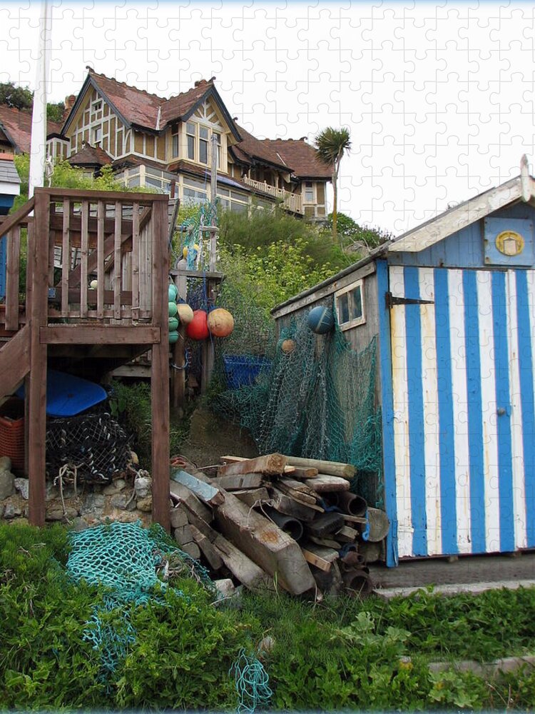 Steephill Jigsaw Puzzle featuring the photograph Steephill Cove by Carla Parris