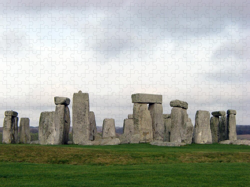 Stonehenge Jigsaw Puzzle featuring the photograph StoneHenge by Amanda Barcon