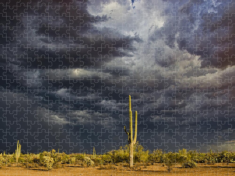 Arizona Jigsaw Puzzle featuring the photograph Stormy Arizona Skies by Saija Lehtonen