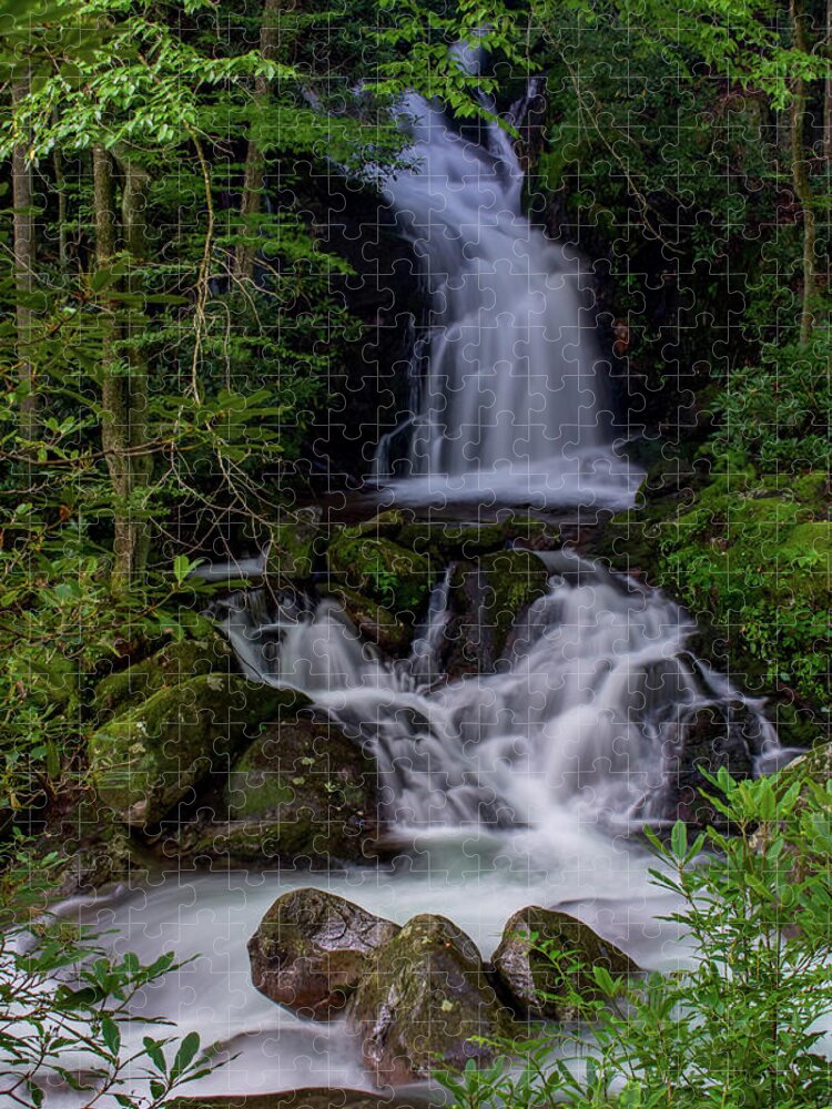 Waterfalls Jigsaw Puzzle featuring the photograph Stunning Waterfalls by Robert J Wagner