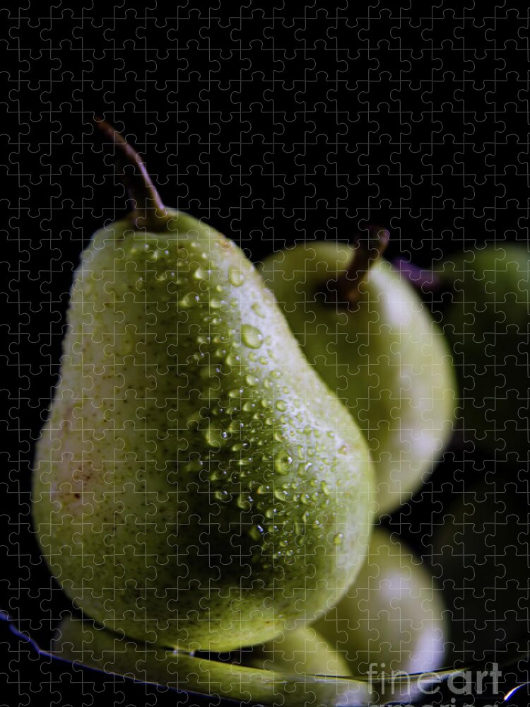 Diet Jigsaw Puzzle featuring the photograph Succulent Pears by Deborah Klubertanz