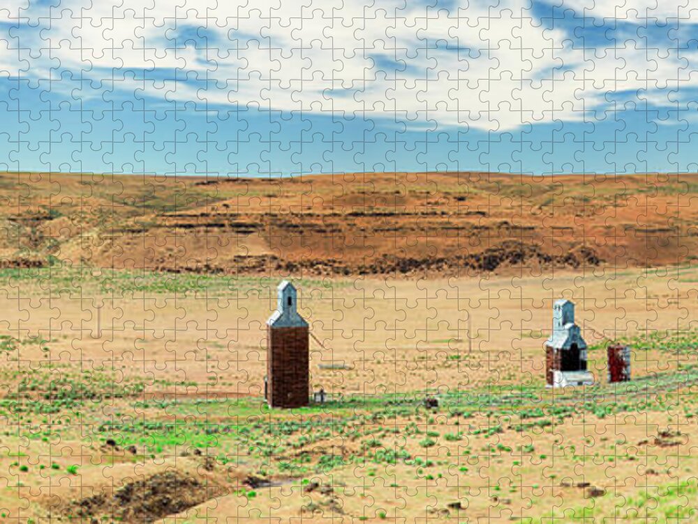 Sulphur Jigsaw Puzzle featuring the photograph Sulphur Panorama by Todd Klassy