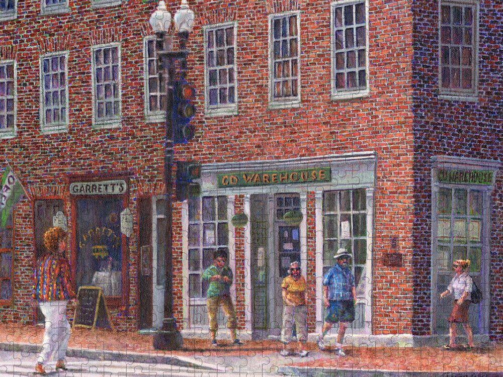 M Street Jigsaw Puzzle featuring the photograph Summer Afternoon on M Street by Susan Savad