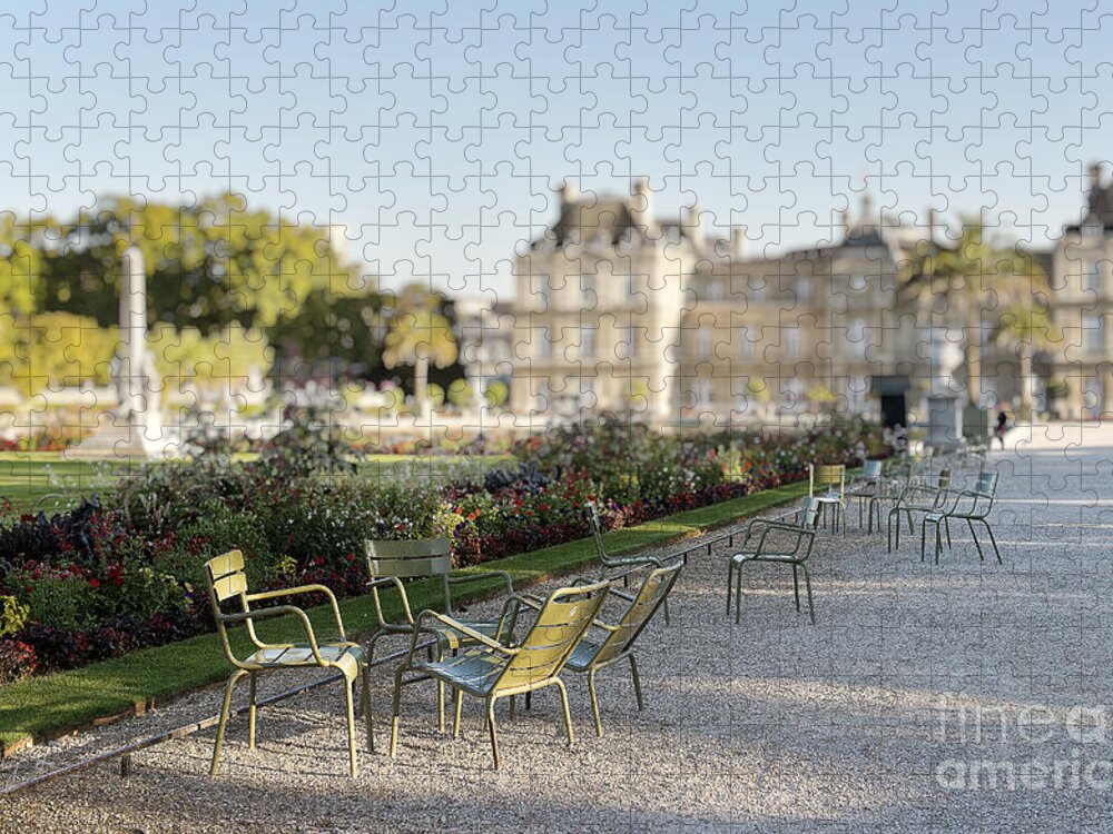 Photography Jigsaw Puzzle featuring the photograph Summer day out at the Luxembourg garden by Ivy Ho