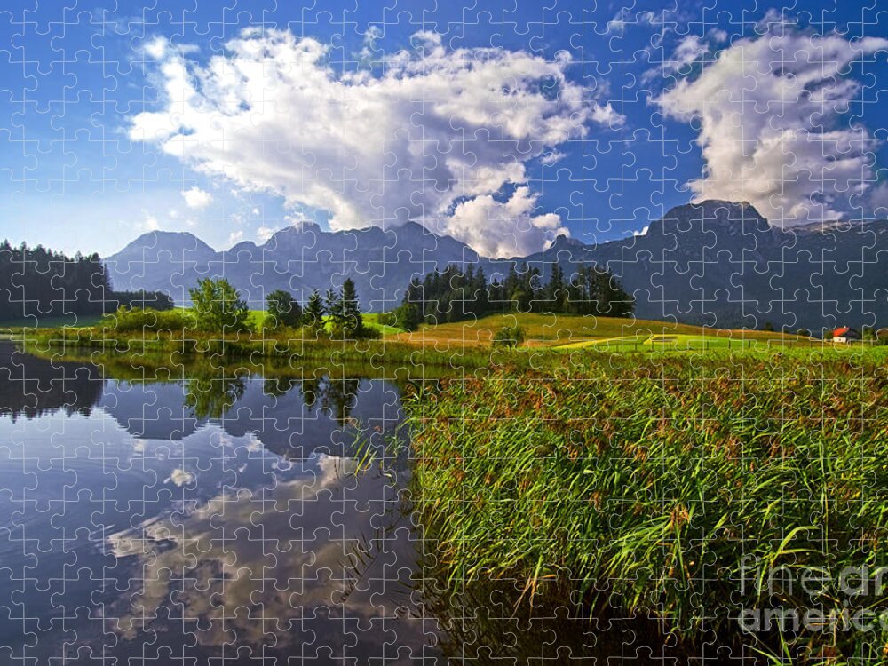 Austria Jigsaw Puzzle featuring the photograph Summer Day by Sabine Jacobs