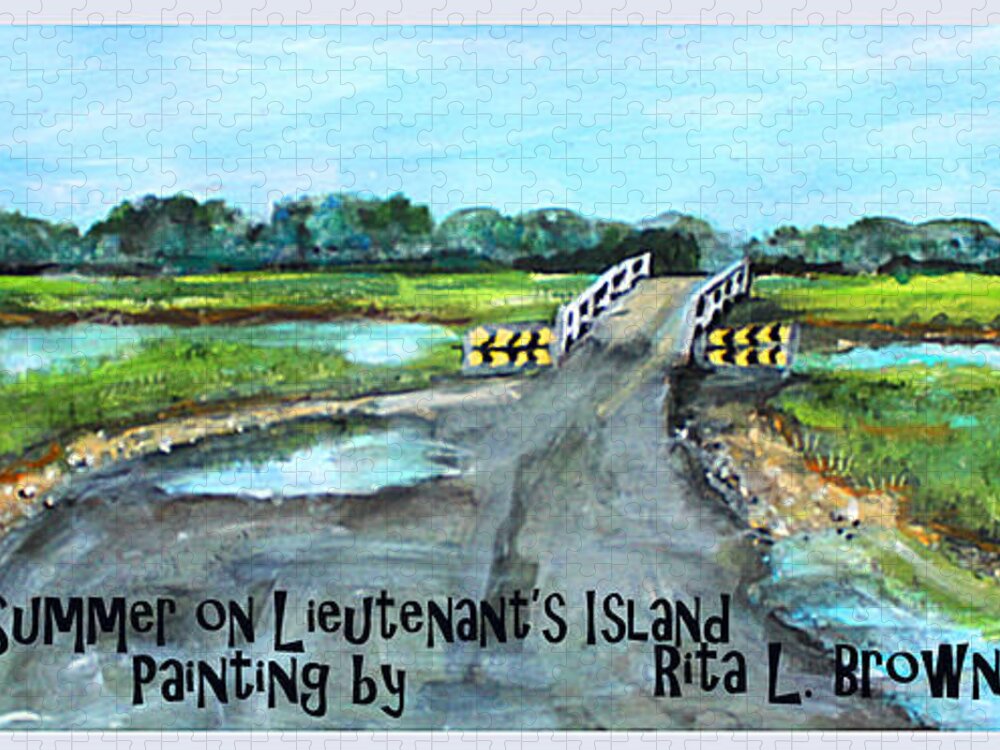 Lieutenant's Island Jigsaw Puzzle featuring the painting Summer on Lieutenant's Island by Rita Brown