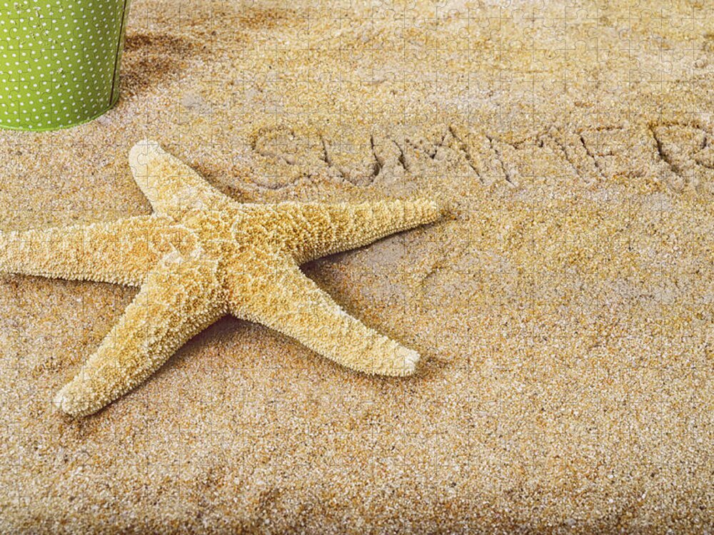 Beach Jigsaw Puzzle featuring the photograph Summer Starfish by Marianne Campolongo