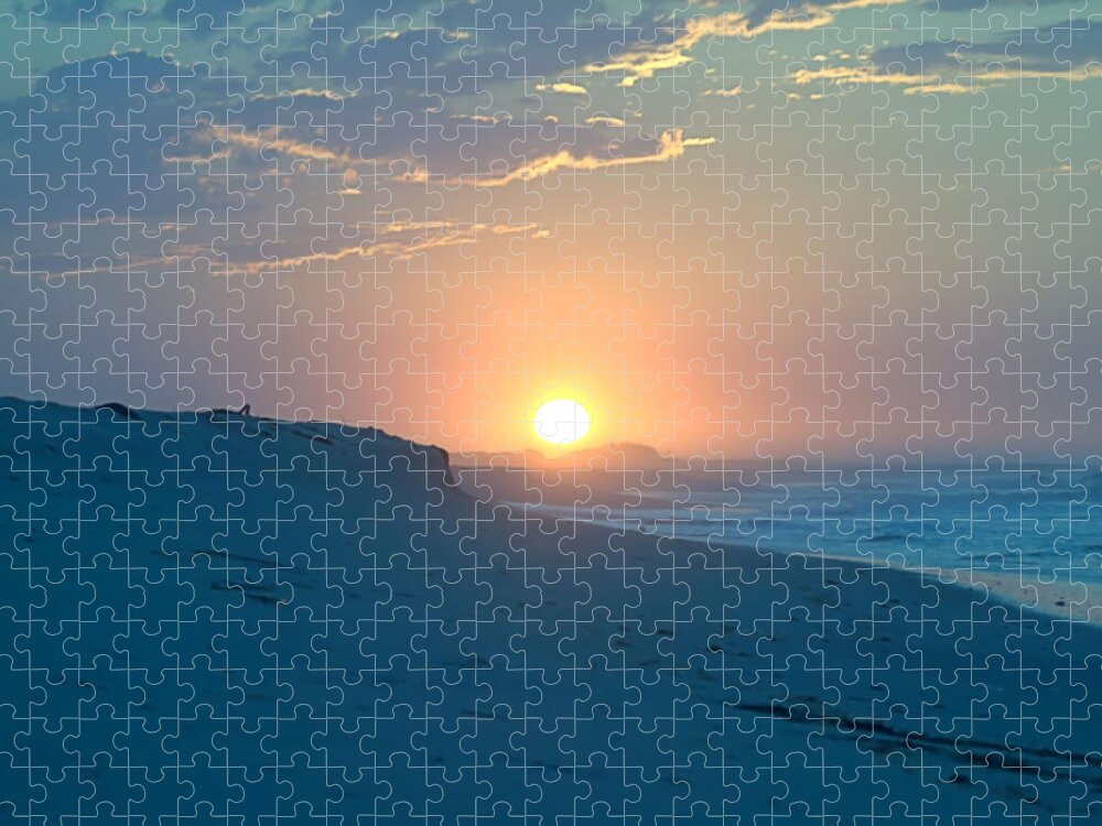 Sun Jigsaw Puzzle featuring the photograph Sun Dune by Newwwman