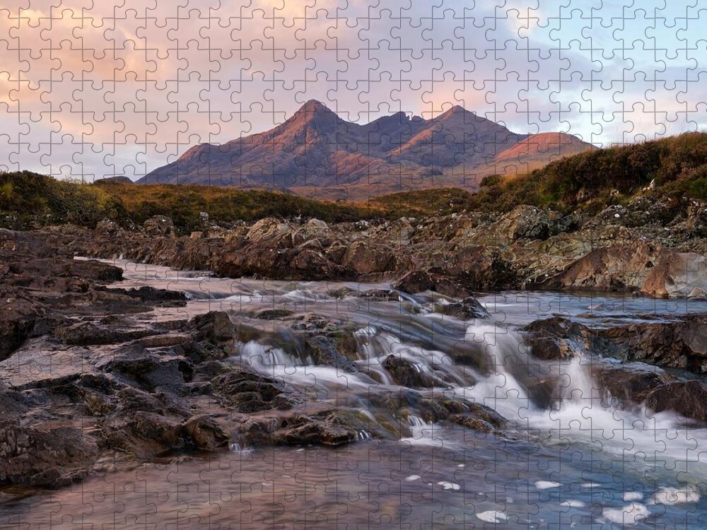Sligachan Jigsaw Puzzle featuring the photograph Sunrise at Sligachan by Stephen Taylor
