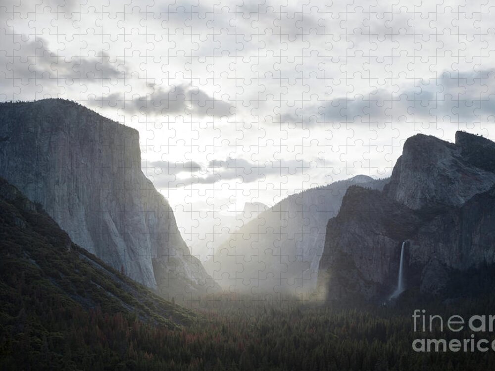 Yosemite Jigsaw Puzzle featuring the photograph Sunrise at Tunnel view, Yosemite, USA by Matteo Colombo