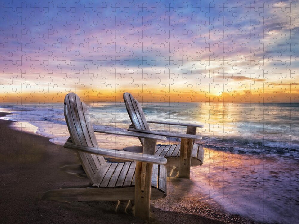 Clouds Jigsaw Puzzle featuring the photograph Sunrise Dreams by Debra and Dave Vanderlaan