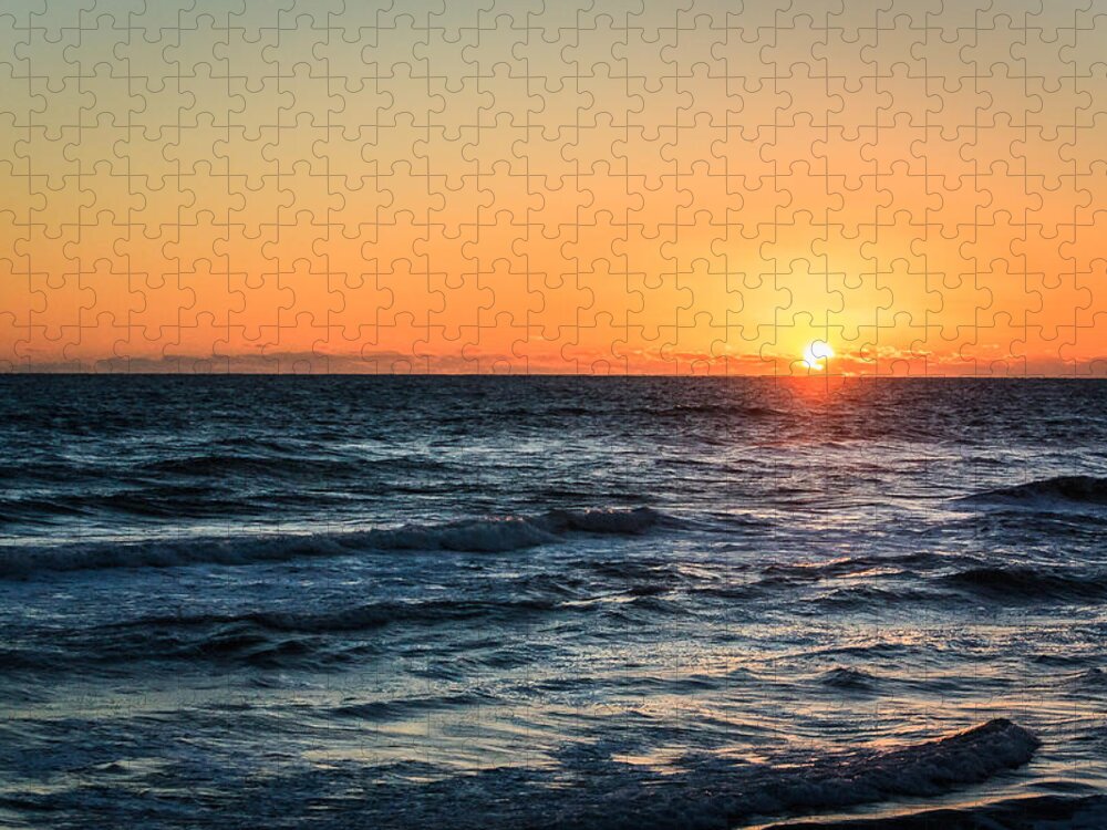Nags Head Jigsaw Puzzle featuring the photograph Sunrise in Nags Head by Joni Eskridge