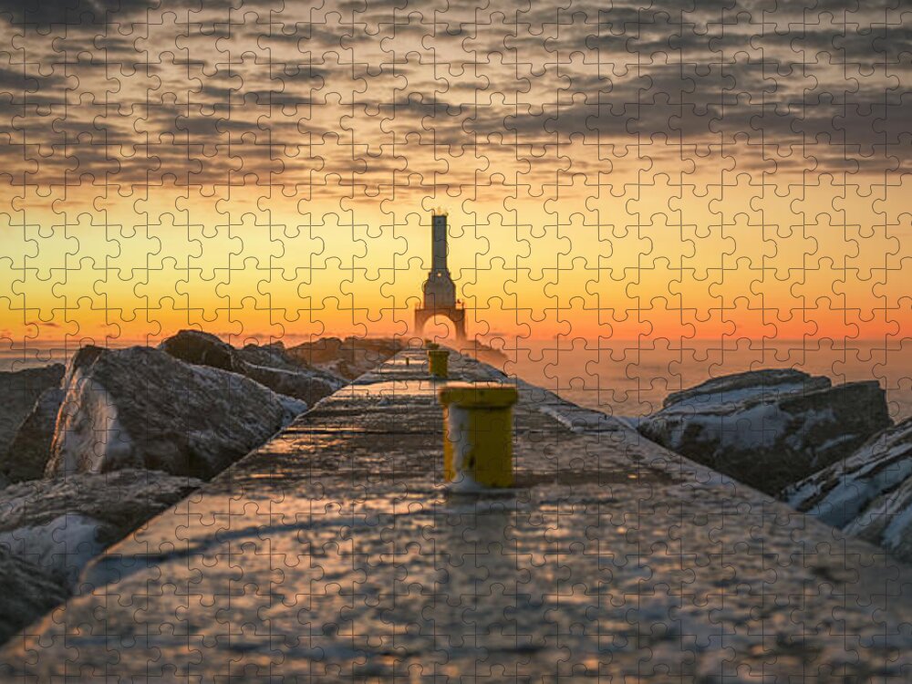 Sunrise Jigsaw Puzzle featuring the photograph Sunrise Magic by James Meyer