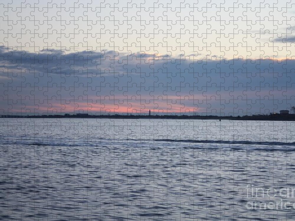 Sunrise Over Freeport Ny Jigsaw Puzzle featuring the photograph Sunrise Over Freeport Ny by John Telfer