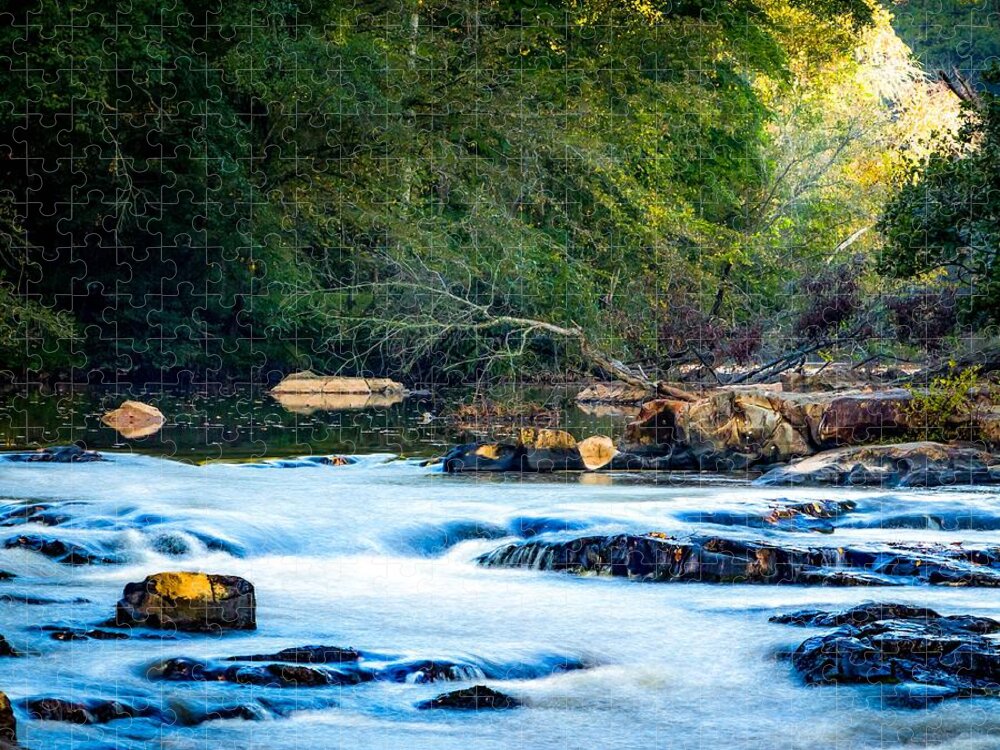 Sunrise Jigsaw Puzzle featuring the photograph Sunrise River by Ant Pruitt