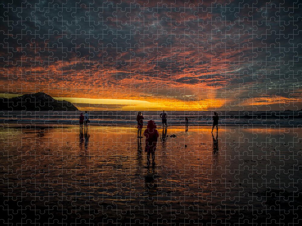 Mazatlan Jigsaw Puzzle featuring the photograph Sunset in Mazatlan, Mexico by Bill Cubitt