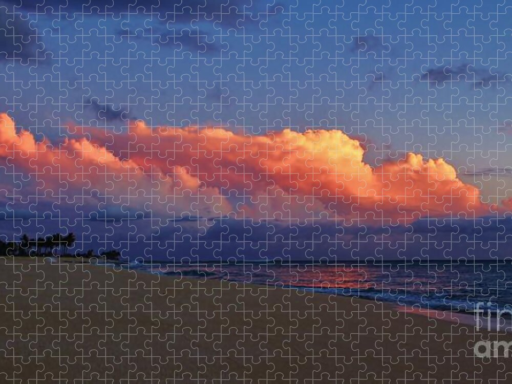 Sunset Jigsaw Puzzle featuring the photograph Sunset Looking West by Craig Wood