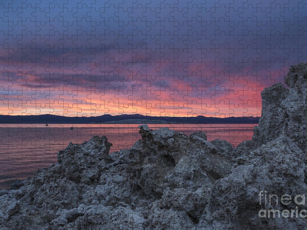 Sandra Bronstein Jigsaw Puzzle featuring the photograph Sunset Over Mono Lake by Sandra Bronstein