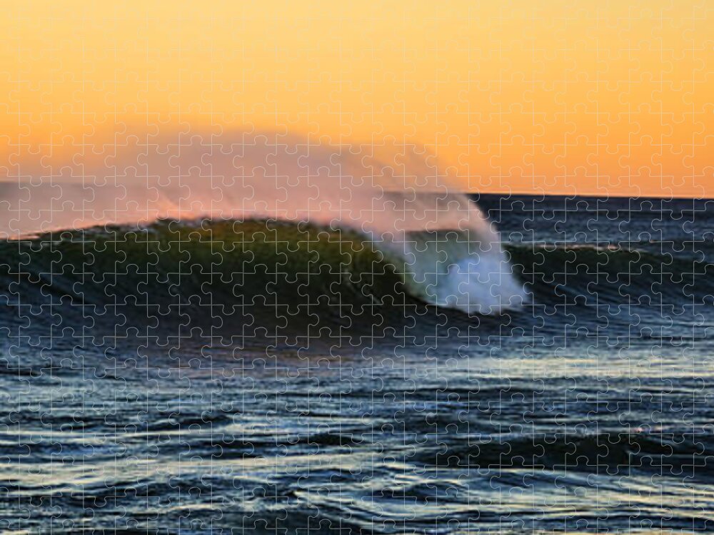 Climate Jigsaw Puzzle featuring the photograph Sunset Wave by Pelo Blanco Photo