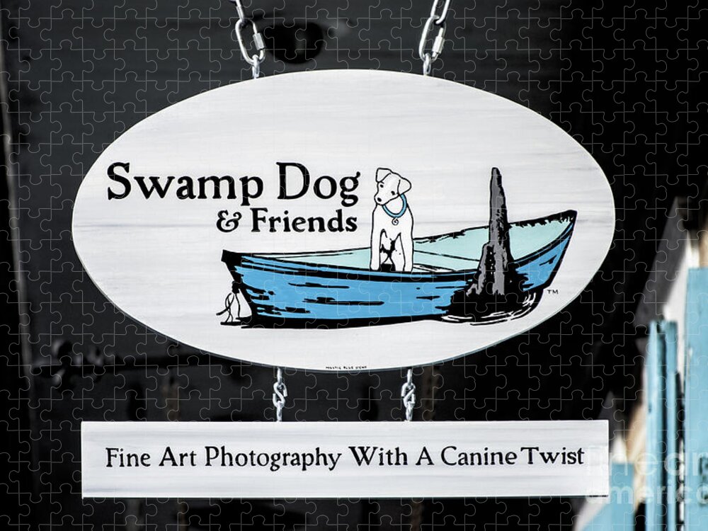 New Orleans Jigsaw Puzzle featuring the photograph Swamp Dog And Friends by Frances Ann Hattier