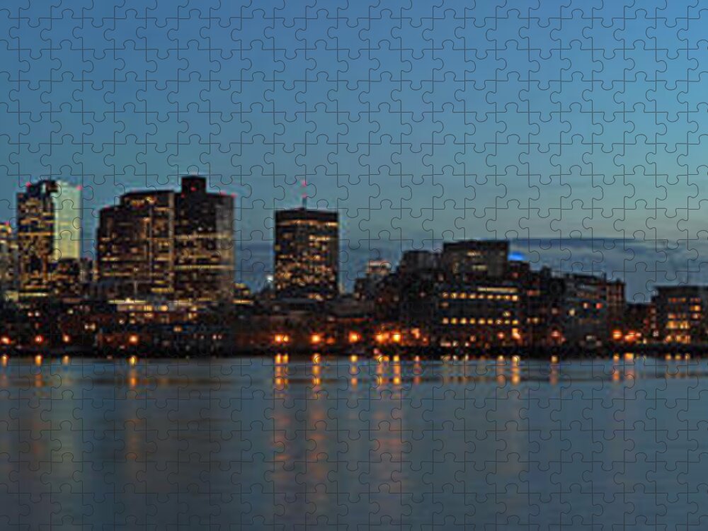 Boston Panorama Jigsaw Puzzle featuring the photograph Take Me Home by Juergen Roth
