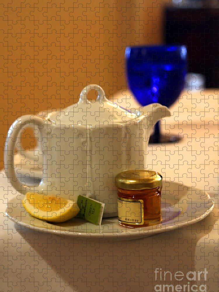 Tea Jigsaw Puzzle featuring the photograph Tea at the Ritz by Madeline Ellis