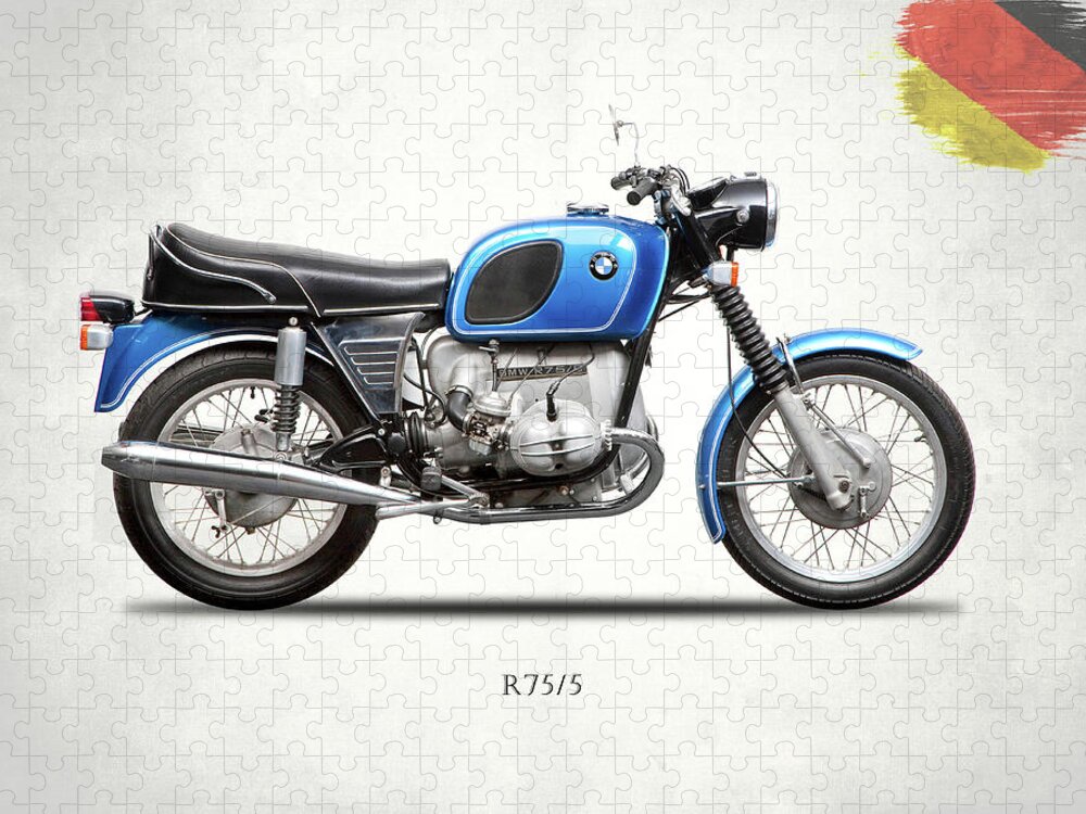 Bmw Jigsaw Puzzle featuring the photograph The 1972 R75 by Mark Rogan