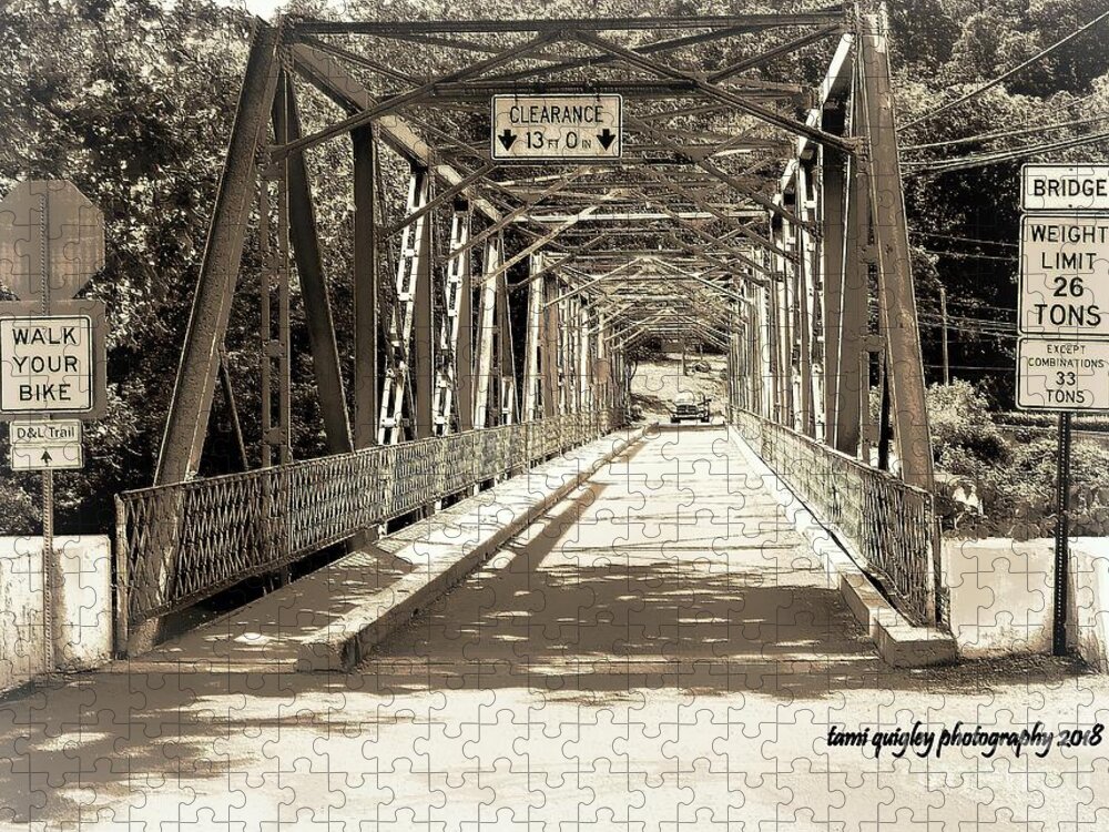 Bridge Jigsaw Puzzle featuring the photograph The Bridge That Carried You Over by Tami Quigley
