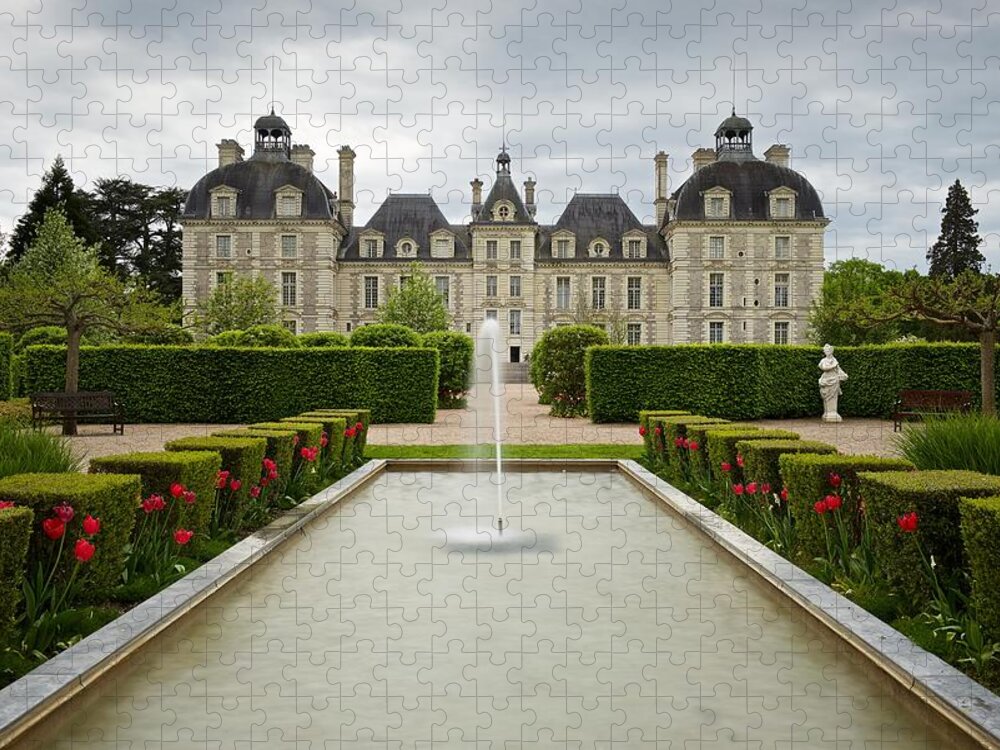 The Chateau De Cheverny Jigsaw Puzzle featuring the photograph The Chateau de Cheverny by Stephen Taylor