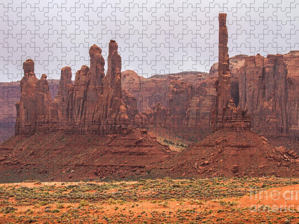 Red Stanchions Jigsaw Puzzle featuring the photograph The Stones Cry Out by Jim Garrison