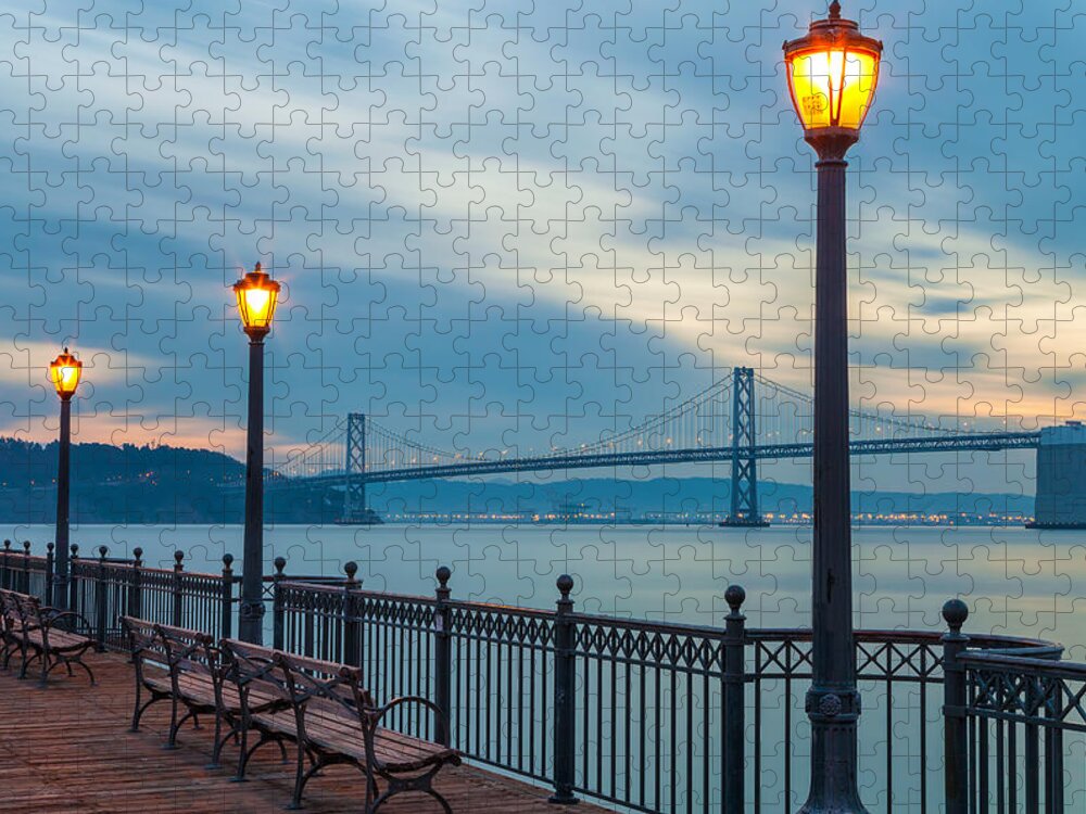 San Francisco Jigsaw Puzzle featuring the photograph The City at Dawn by Jonathan Nguyen
