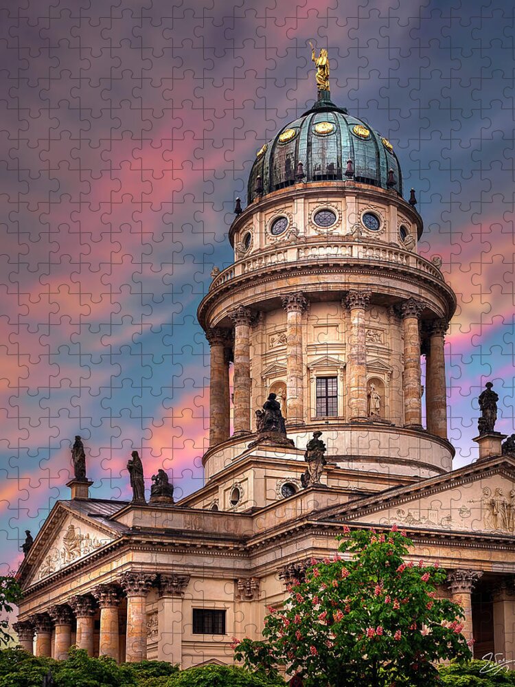 Endre Jigsaw Puzzle featuring the photograph The French Church in Berlin 2 by Endre Balogh