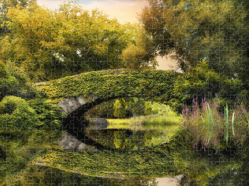 Nature Jigsaw Puzzle featuring the photograph The Gapstow Bridge by Jessica Jenney