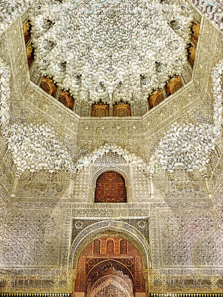 Alhambra Jigsaw Puzzle featuring the photograph The Hall of the Arabian Nights 2 by Weston Westmoreland