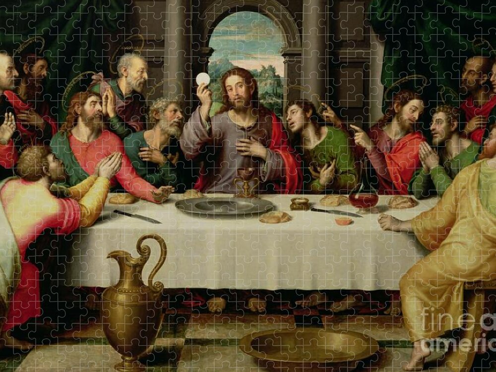 Jesus at The Last Supper, Leonardo da Vinci Jigsaw Puzzle