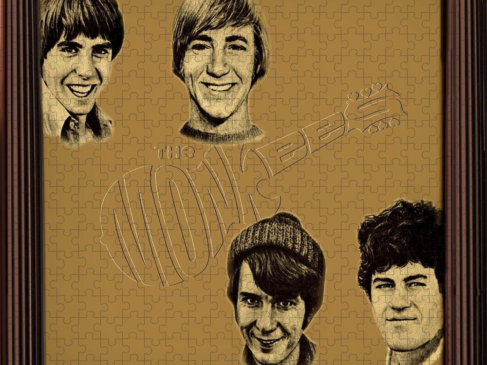 The Monkees Jigsaw Puzzle featuring the photograph The Monkees by Movie Poster Prints