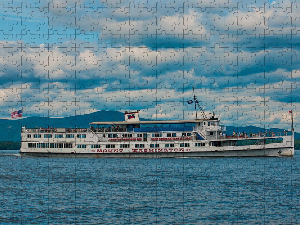 Mount Washington Boat Jigsaw Puzzle featuring the photograph The Mount Washington by Brenda Jacobs