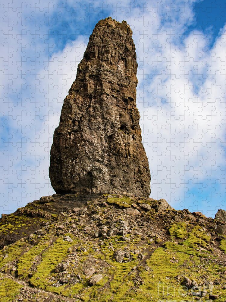 The Old Man Of Storr Jigsaw Puzzle featuring the photograph The Old Man of Storr by Bob Phillips