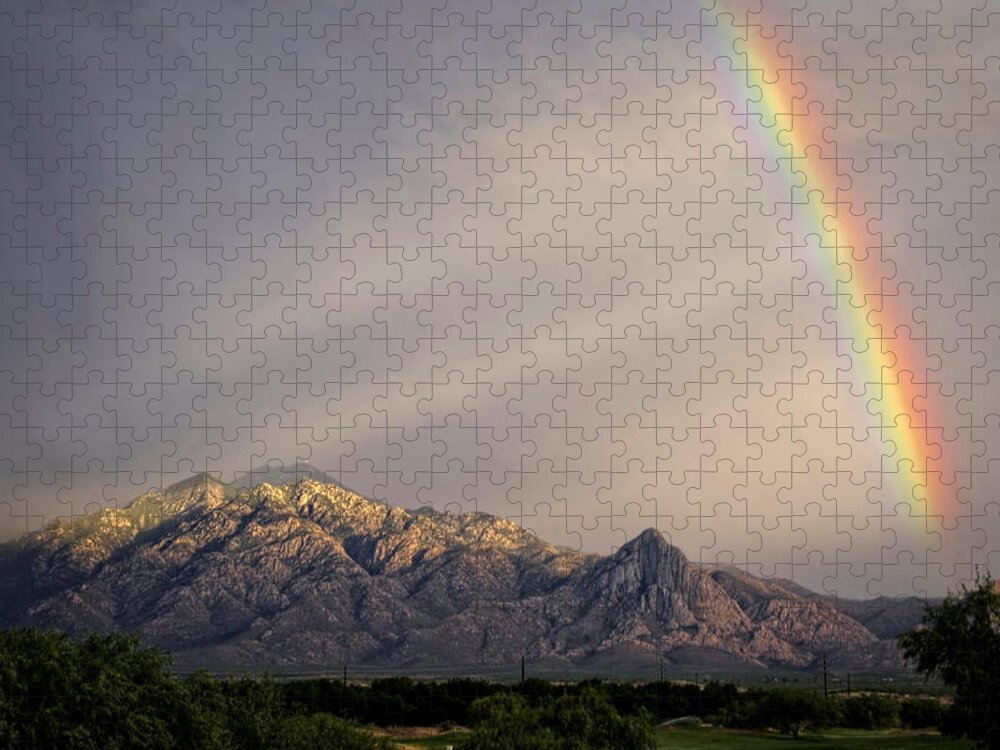 Rainbow Jigsaw Puzzle featuring the photograph The Promise by Lucinda Walter