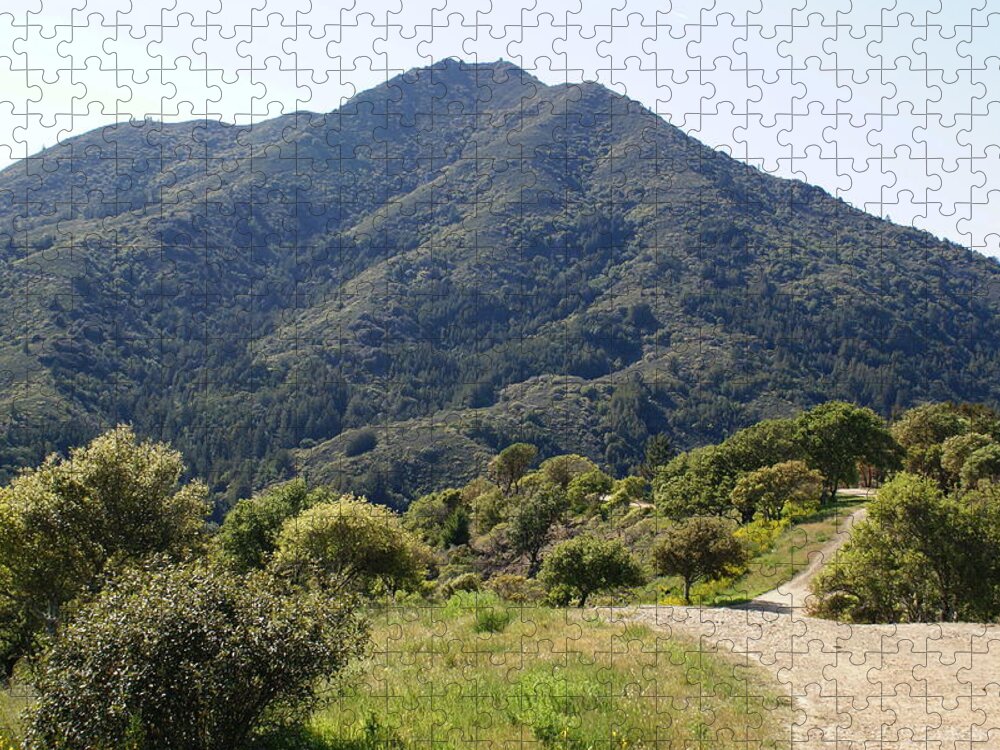Mount Tamalpais Jigsaw Puzzle featuring the photograph The Road to Tamalpais by Ben Upham III