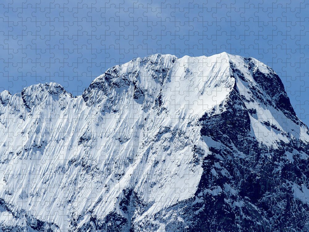Mountain Landscape Jigsaw Puzzle featuring the photograph The Sirac - French Alps by Paul MAURICE