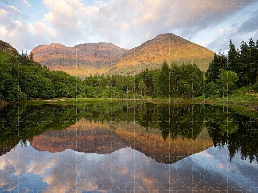 Glencoe Jigsaw Puzzle featuring the photograph The Torren Lochan by Stephen Taylor