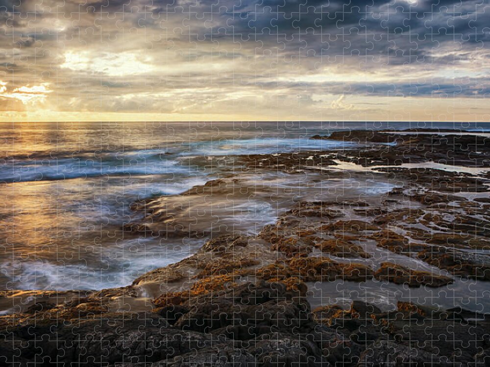 Hawaii Jigsaw Puzzle featuring the photograph The Tranquil Seas by Susan Rissi Tregoning