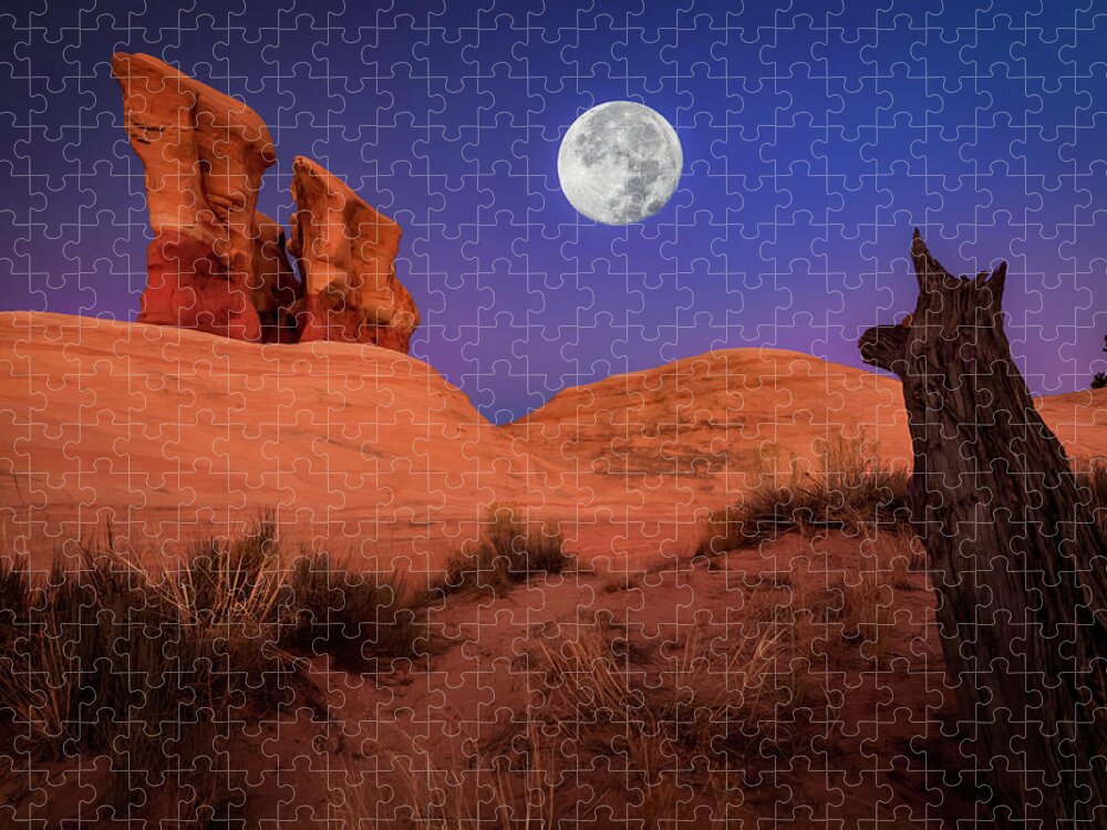Aluminium Jigsaw Puzzle featuring the photograph The Watcher by Edgars Erglis
