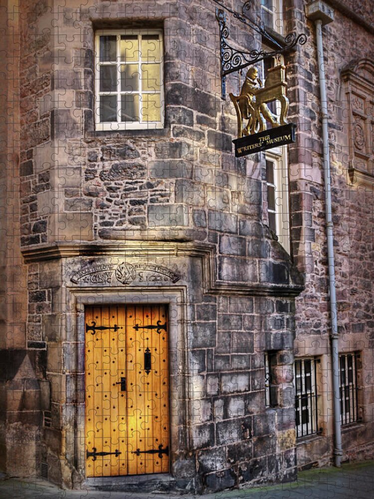 Edinburgh Jigsaw Puzzle featuring the photograph The Writers Museum Edinburgh Scotland by Carol Japp