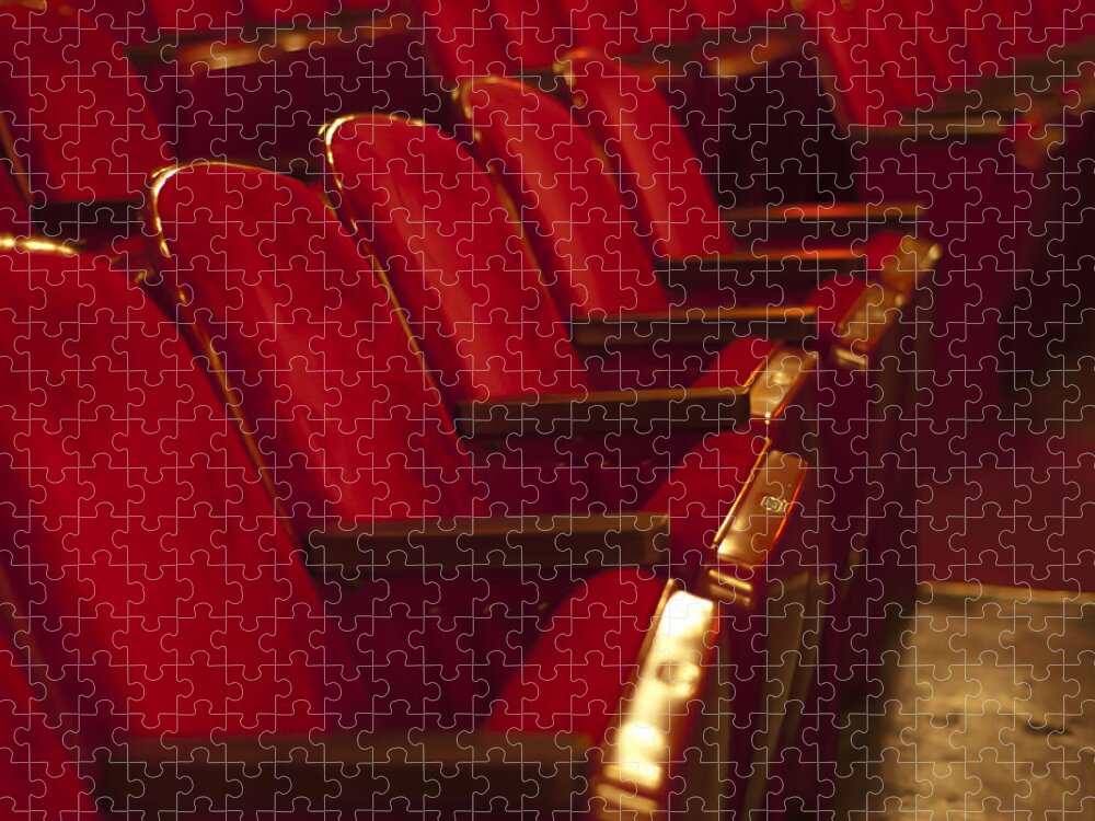 Theater Jigsaw Puzzle featuring the photograph Theater Seating by Carolyn Marshall
